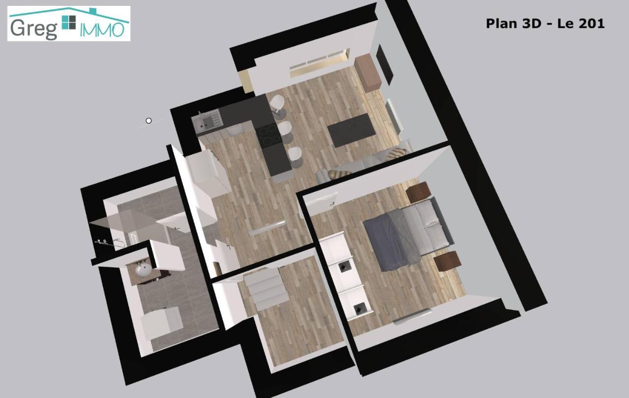 Audincourt Le 201-Gregimmo-Appart'Hotel מראה חיצוני תמונה